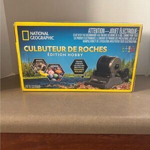 National Geographic Hobby Rock Tumbler - Blue and Yellow